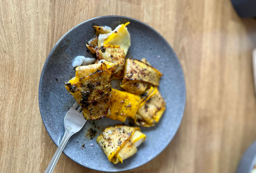 Zucchini Feta Taschen