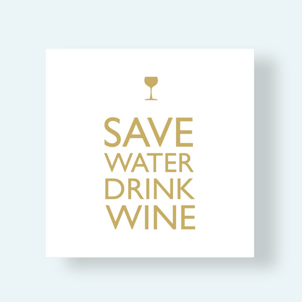 Save Water gold