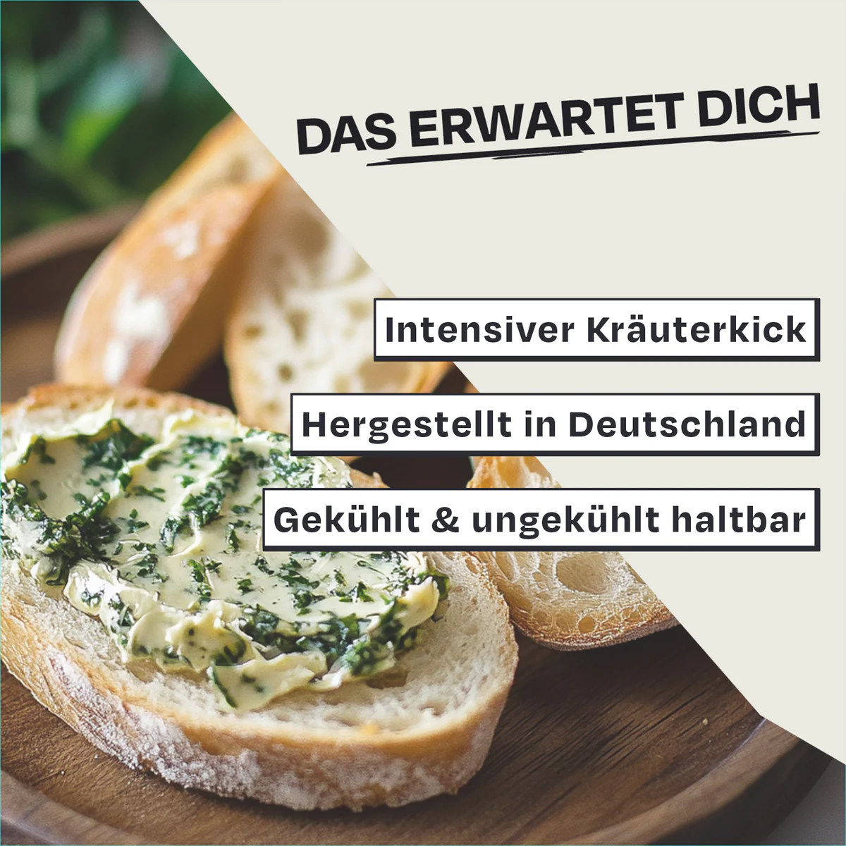 Buttrige Kräuter - Kräuter-Marinade